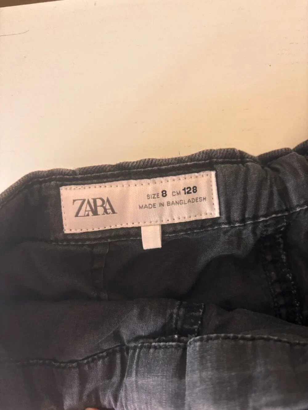Zara black denim